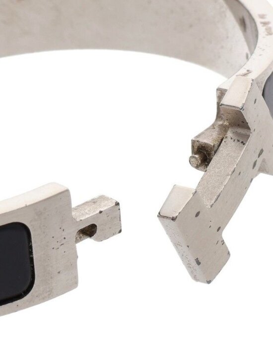 Hermes Clic Clac PM Logo Bracelet - Picture 4 of 5